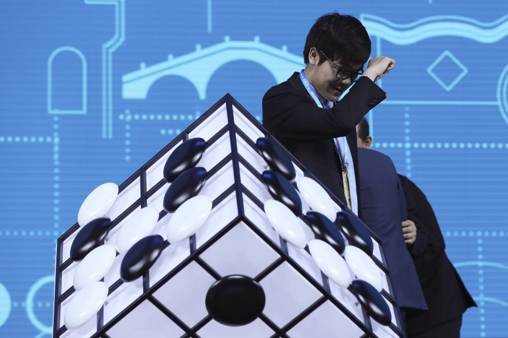 Chinese Go player Ke Jie attends the opening ceremony of the Future of Go summit ahead of a match between Ke Jie and Googleu2019s artificial intelligence program AlphaGo at Wuzhen Internet International Conference and Exhibition Center.