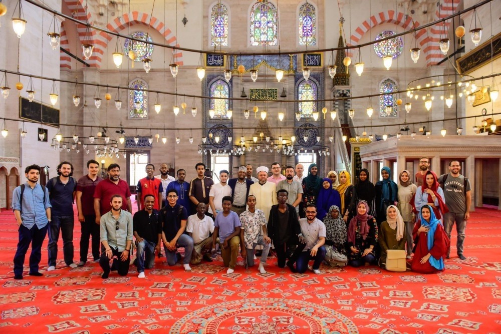 Somali-American guests toured mosques and landmarks in Turkey.