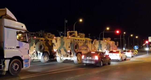 الجيش التركي يرسل تعزيزات عسكرية جديدة للحدود مع سوريا