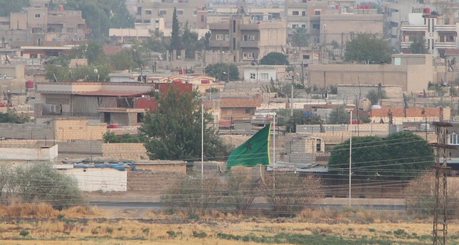 بلدة نصيبين السورية كما تبدو من الحدود التركية الأناضول