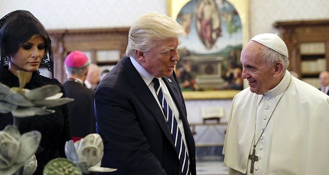 President Trump and Pope Francis meet in Vatican City, stress peace ...