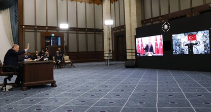 أردوغان يجري اتصالاً مع رائد الفضاء التركي بالمحطة الدولية