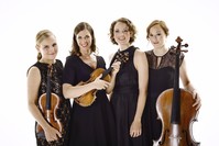The quartet includes Angelika Bachmann and Iris Siegfried on violin, Anne-Monika von Twardowski on piano and Sonja Lena Schmid on cello.