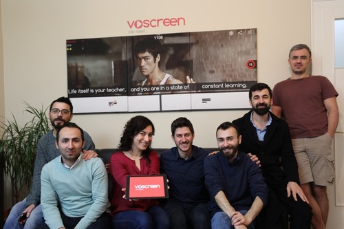 Voscreen team at their office in Şişli, Istanbul.