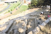 A photo from the ongoing excavations at Yumuktepe Mound.
