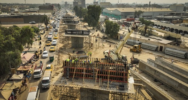 شركات تركية تشارك في أعمال إعادة الإعمار بالعاصمة العراقية بغداد صورة: الأناضول