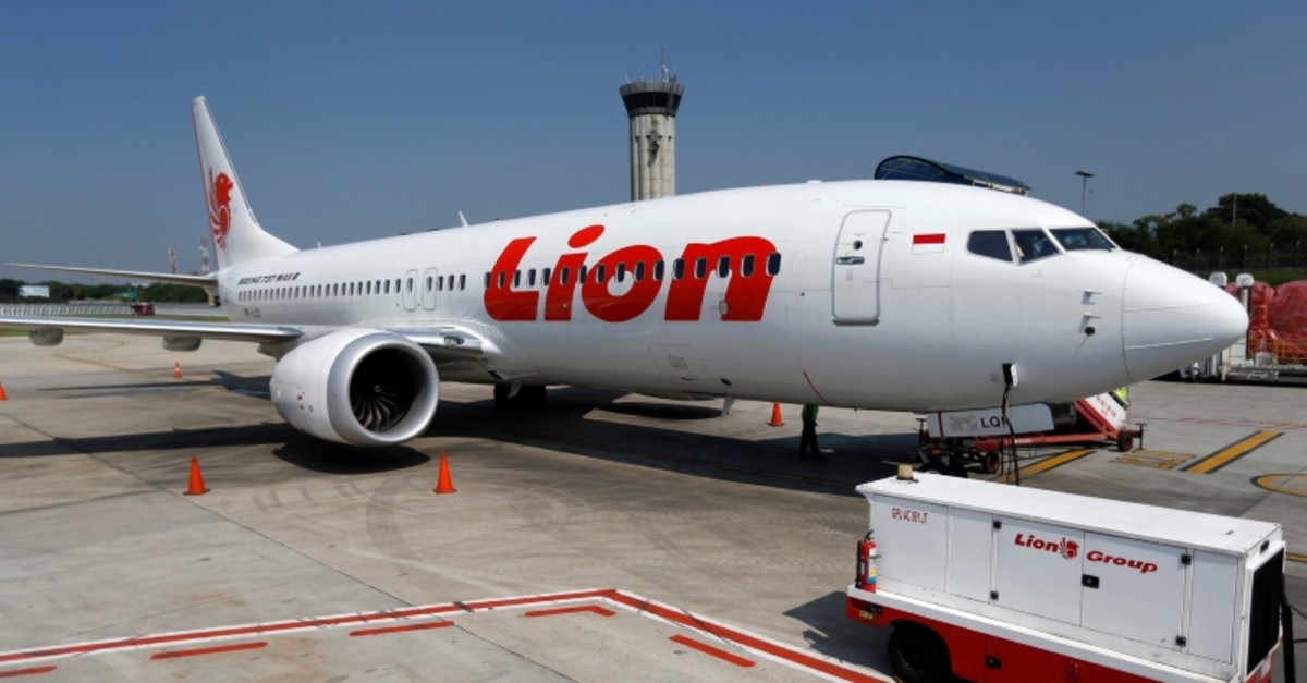 Lion Air's Boeing 737 Max 8 airplane is parked on the tarmac of Soekarno Hatta International airport near Jakarta, Indonesia, March 15, 2019. (Reuters Photo)