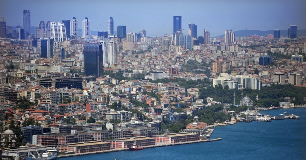 An aerial view of Istanbul, Turkey's financial capital that attracts the highest number of foreign investors in the real estate sector.