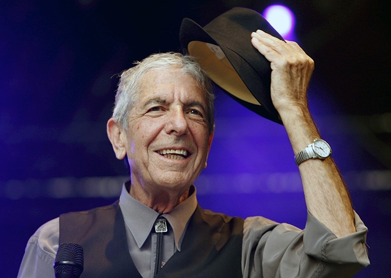 A file picture dated 25 July 2008 shows Canadian singer Leonard Cohen performing on stage in Loerrach, Germany. (EPA Photo)