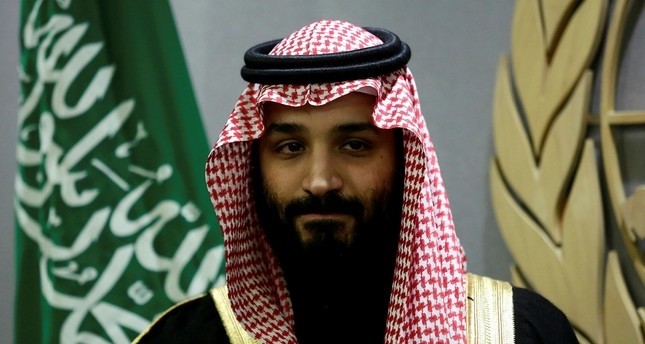 Saudi Arabia's Crown Prince Mohammed bin Salman Al Saud is seen during a meeting with U.N Secretary-General Antonio Guterres at the United Nations headquarters in the Manhattan borough of New York City, New York, U.S. March 27, 2018. (Reuters Photo)