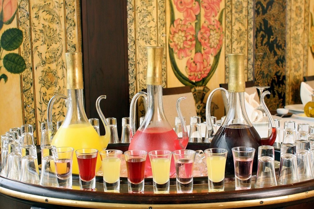 Turkish cuisine offers a wide variety of sherbet.