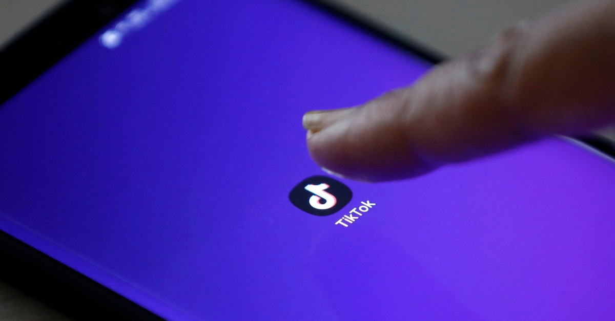 The logo of the TikTok application is seen on a mobile phone screen in this picture illustration taken February 21, 2019. (REUTERS Photo)