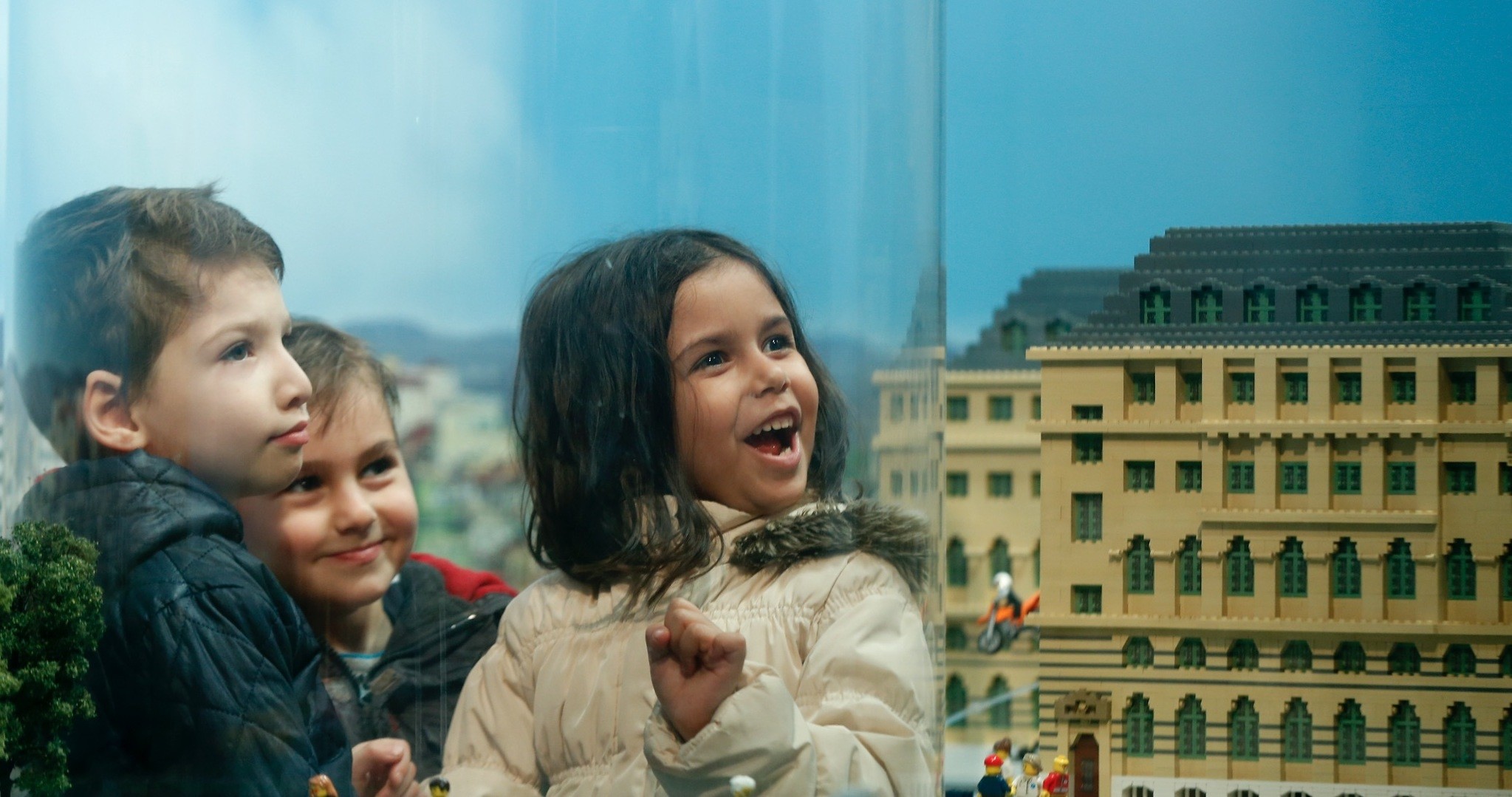 Children spend great time discovering Legoland in Istanbul.