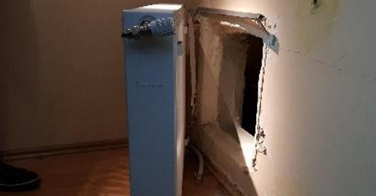 A secret compartment found in the operation. (DHA Photo)