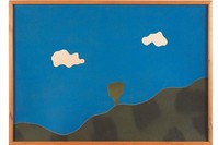 ,Composition No. 7, (1967), cellulose paint on cardboard, 72 x 102 cm.