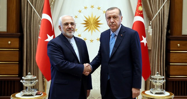 أردوغان يلتقي وزير الخارجية الإيراني في العاصمة أنقرة